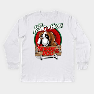 King of the House Kids Long Sleeve T-Shirt